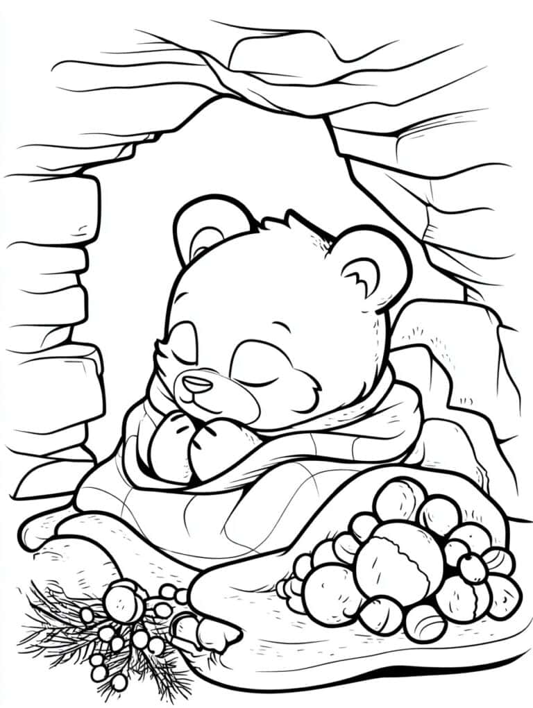 14. Bear Preparing for Hibernation