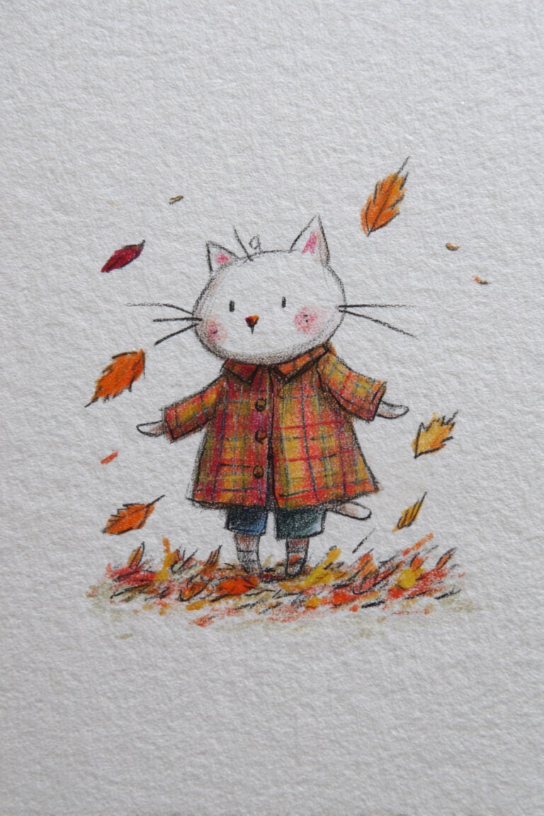 3. Cat in Plaid Jacket