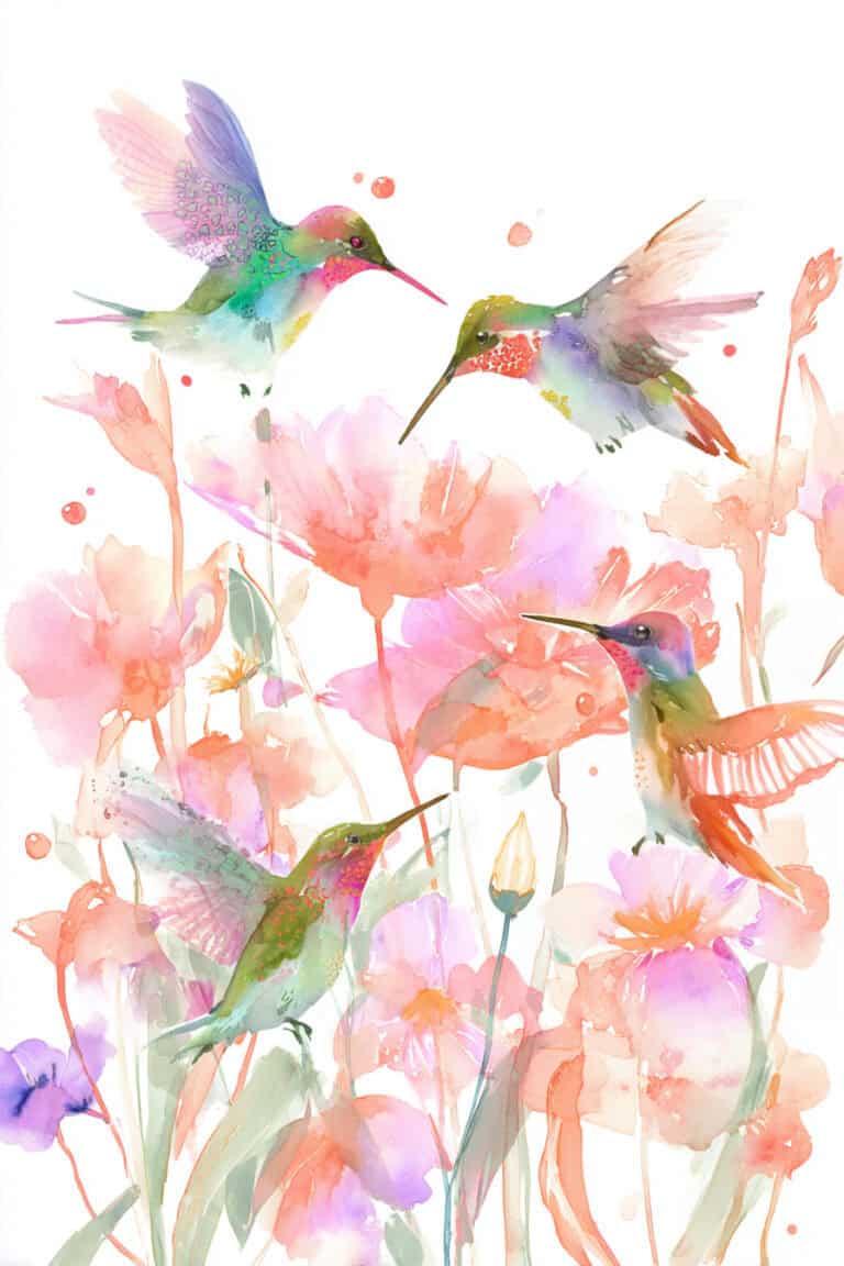 17. Hummingbird Garden Symphony