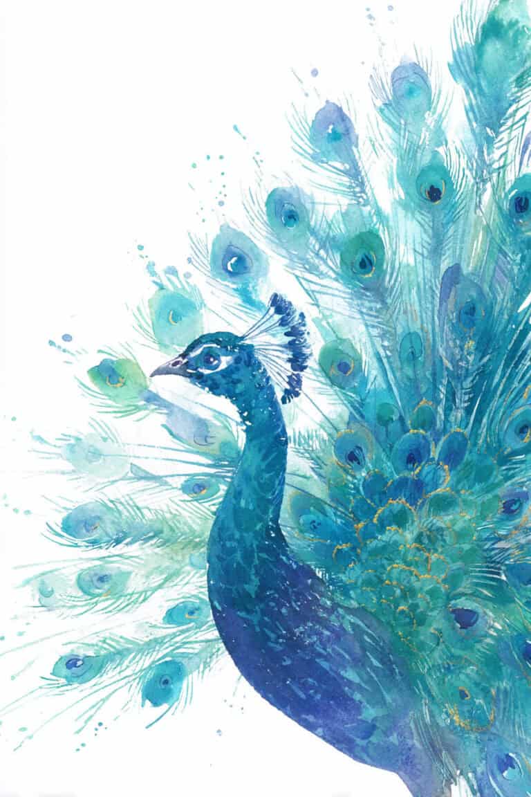 24. Peacock Feather Rain