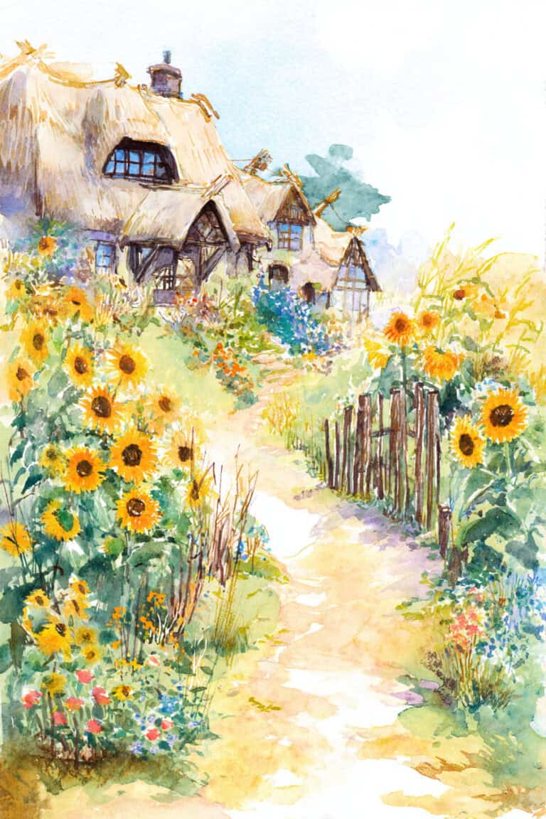 Sunflower Field Village