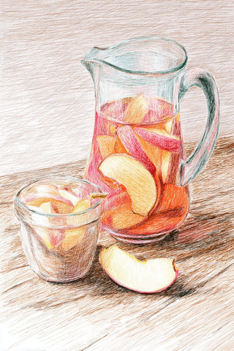 Apple Cider Jug & Glass