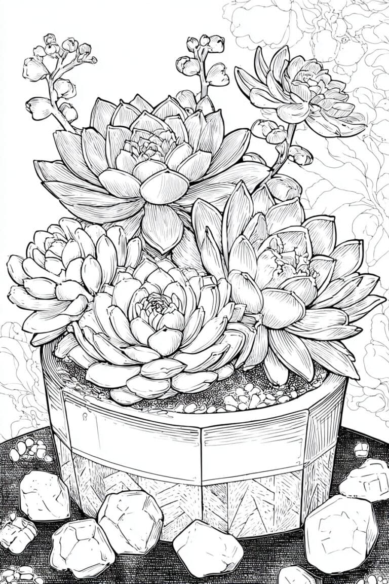 Autumn Succulent Garden