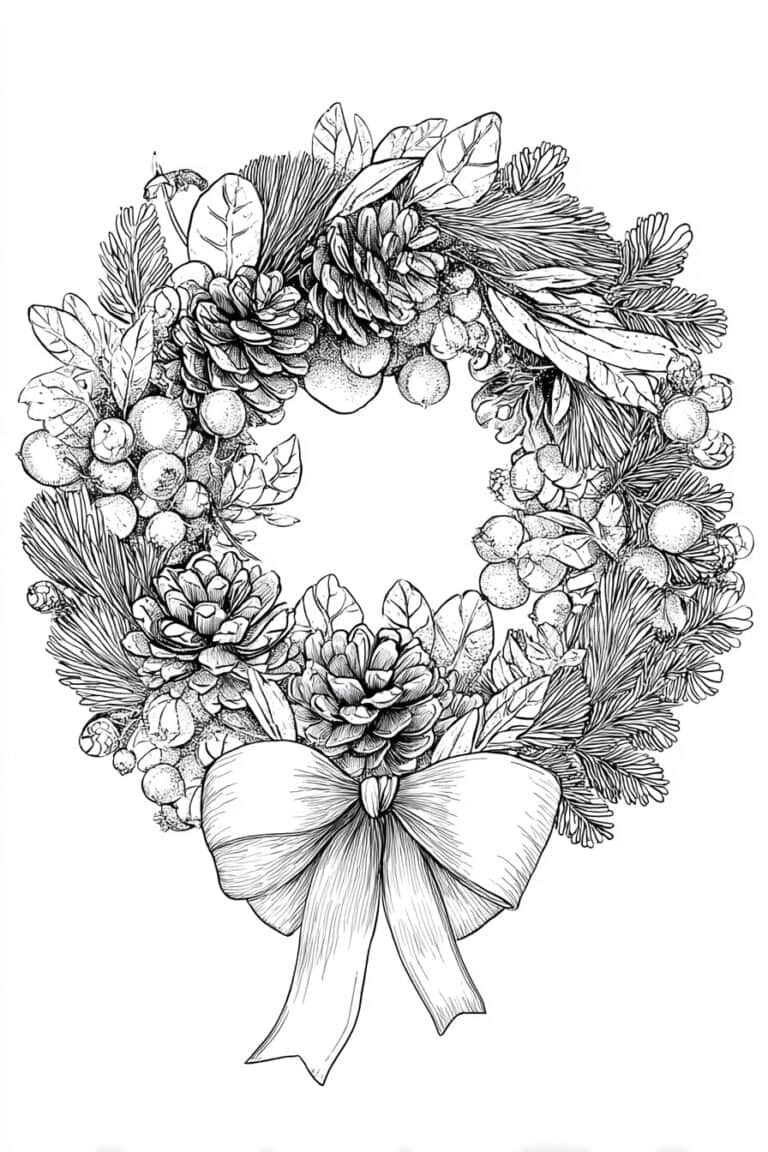 Botanical Autumn Wreath