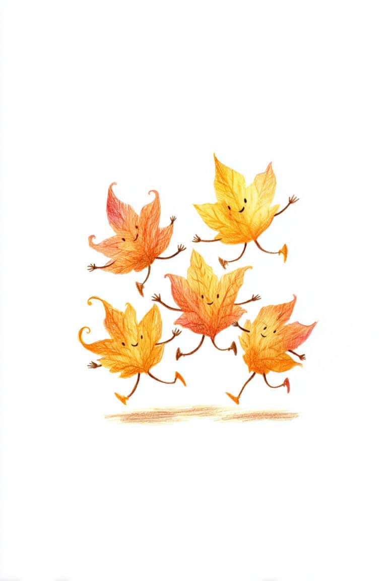 Dancing Autumn Leaves