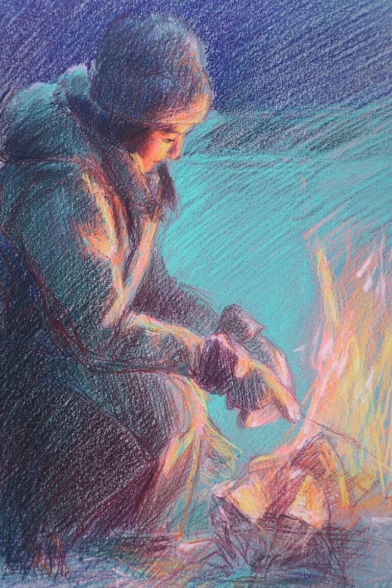 Evening Bonfire