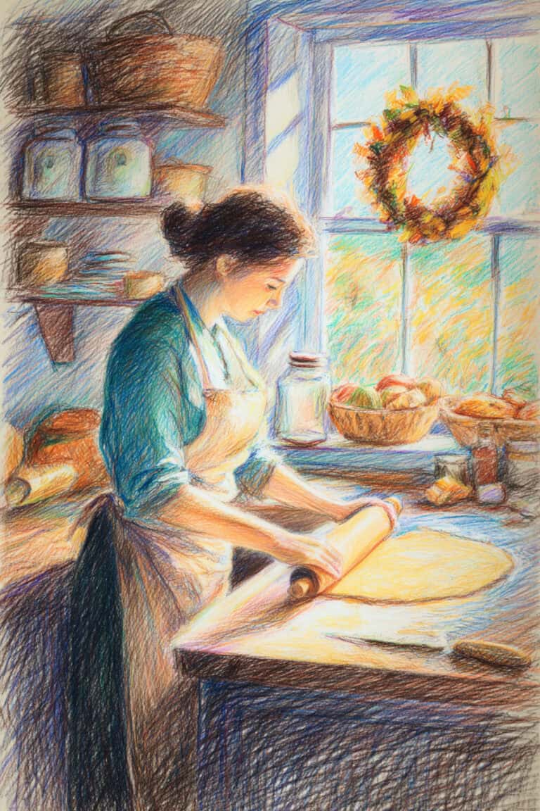 Pie Baking Moment