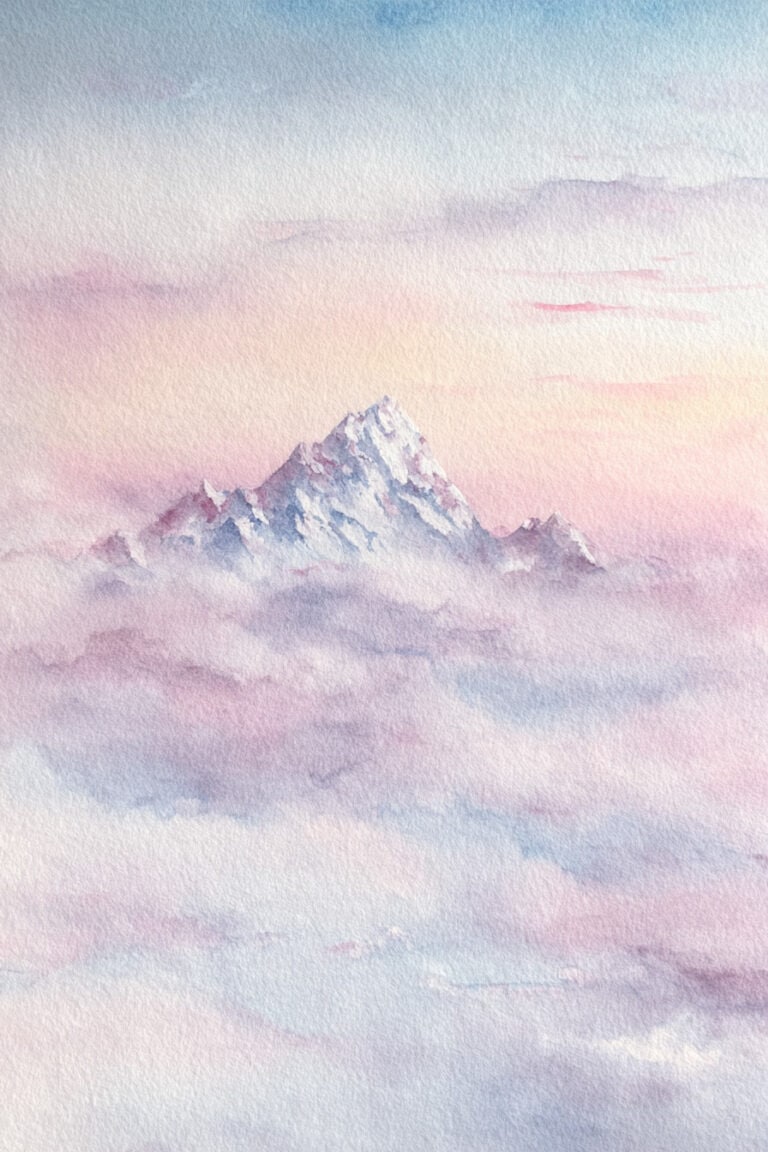 Cloud Ocean Mountain Peak
