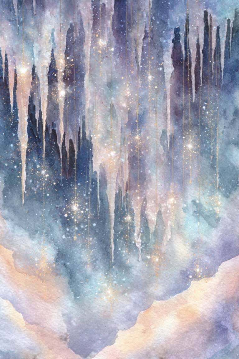 Icicle Wind Chime Stars