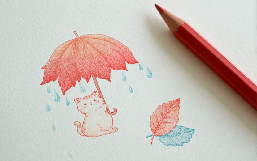 whimsical autumn doodles