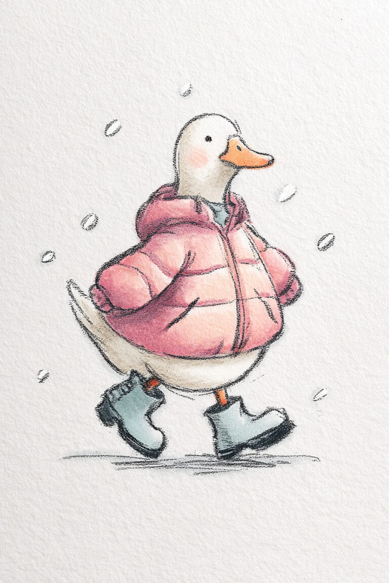 Duck in Puffer Jacket