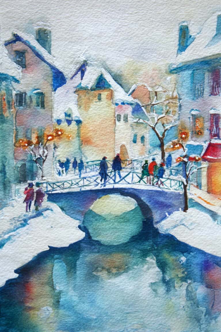 Frozen Canal Ice Skating