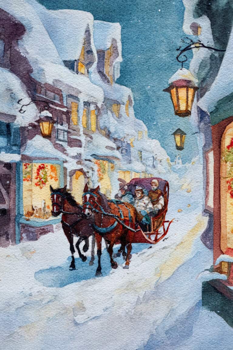 Horse Sleigh Village