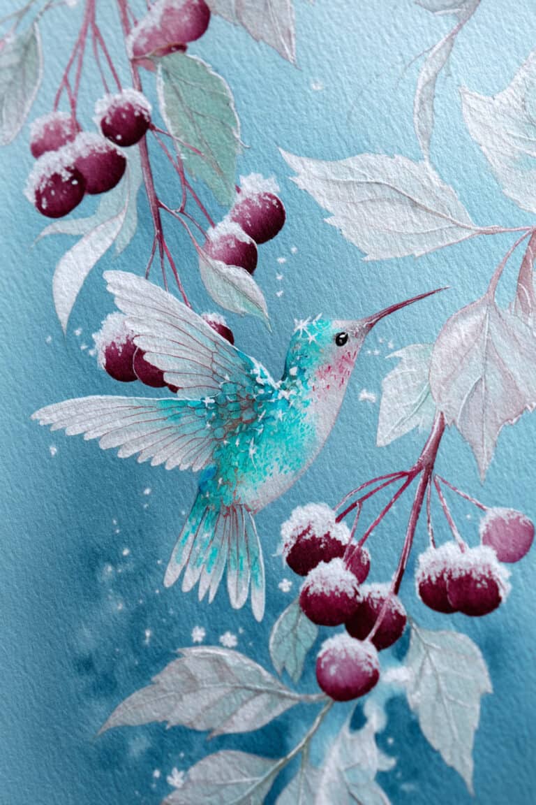 Ice Crystal Hummingbird