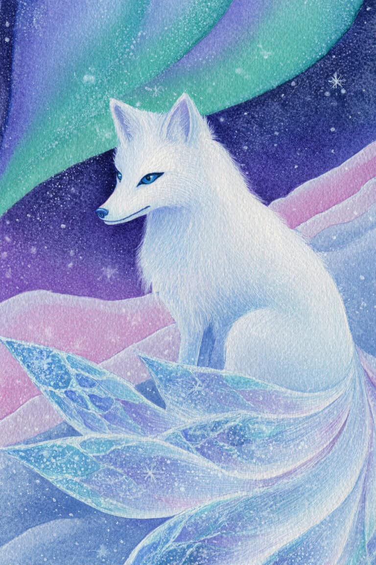 Polar Kitsune Fox