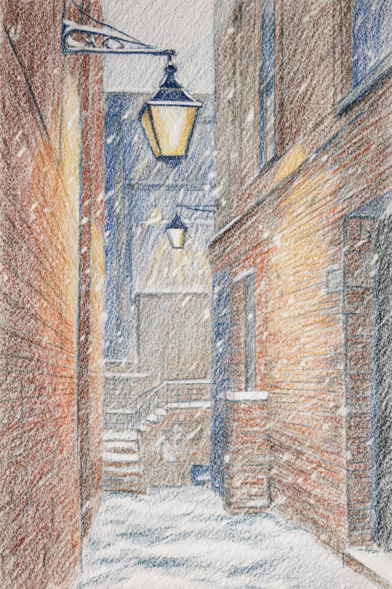 Quiet Streetlamp Alley