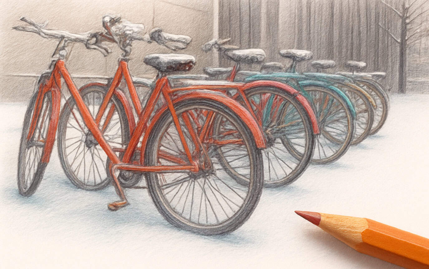 25 Cozy Winter Urban Sketch Ideas for Inspiration