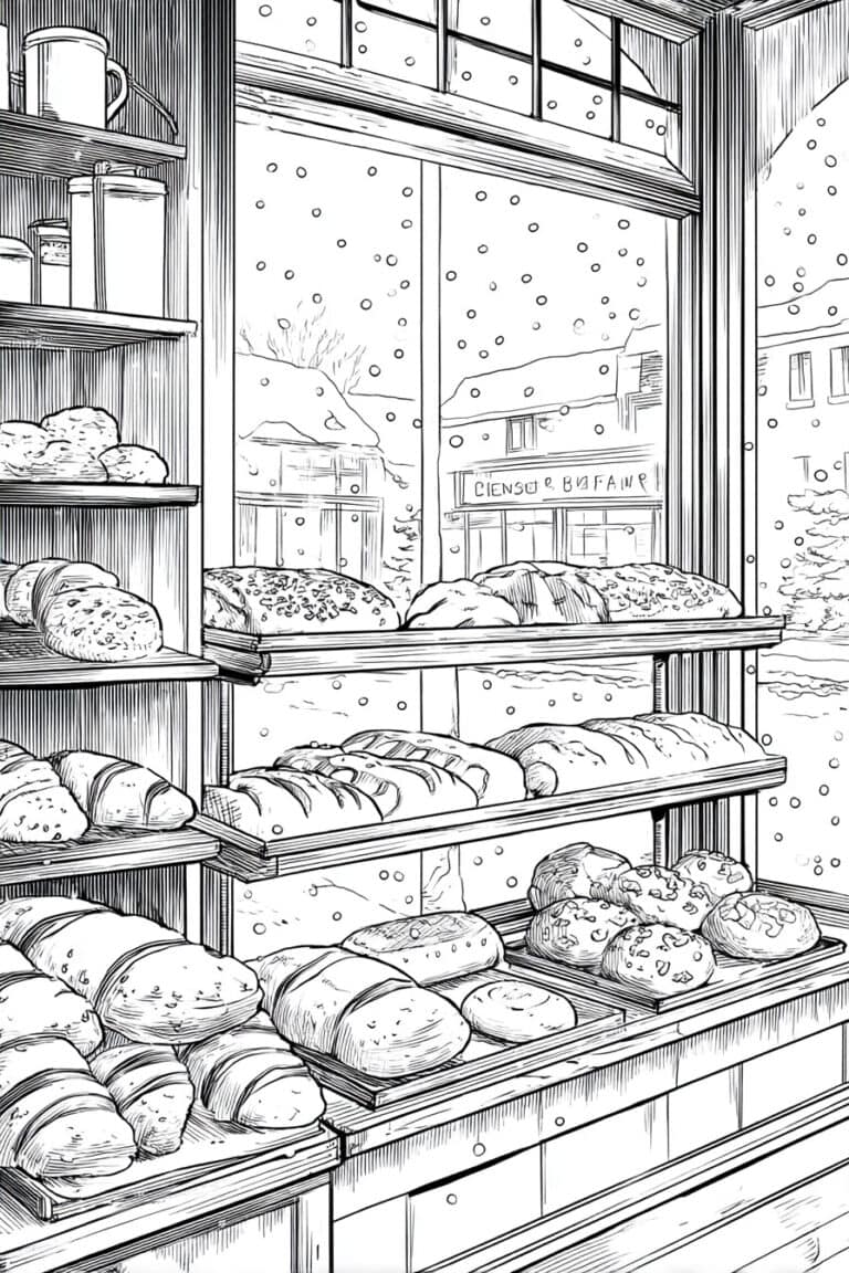 Warm Bakery Window