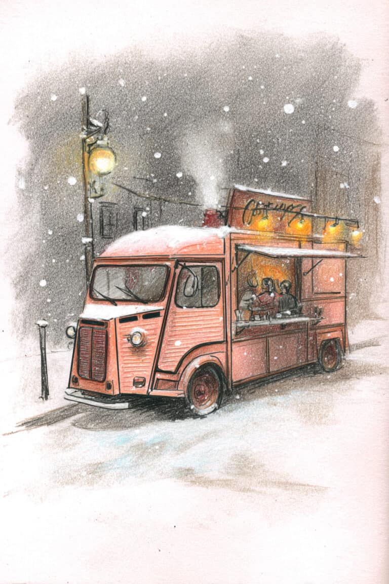 Winter Coffee Truck