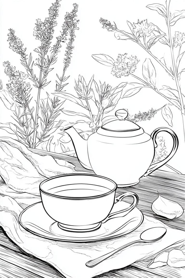 Winter Tea Set