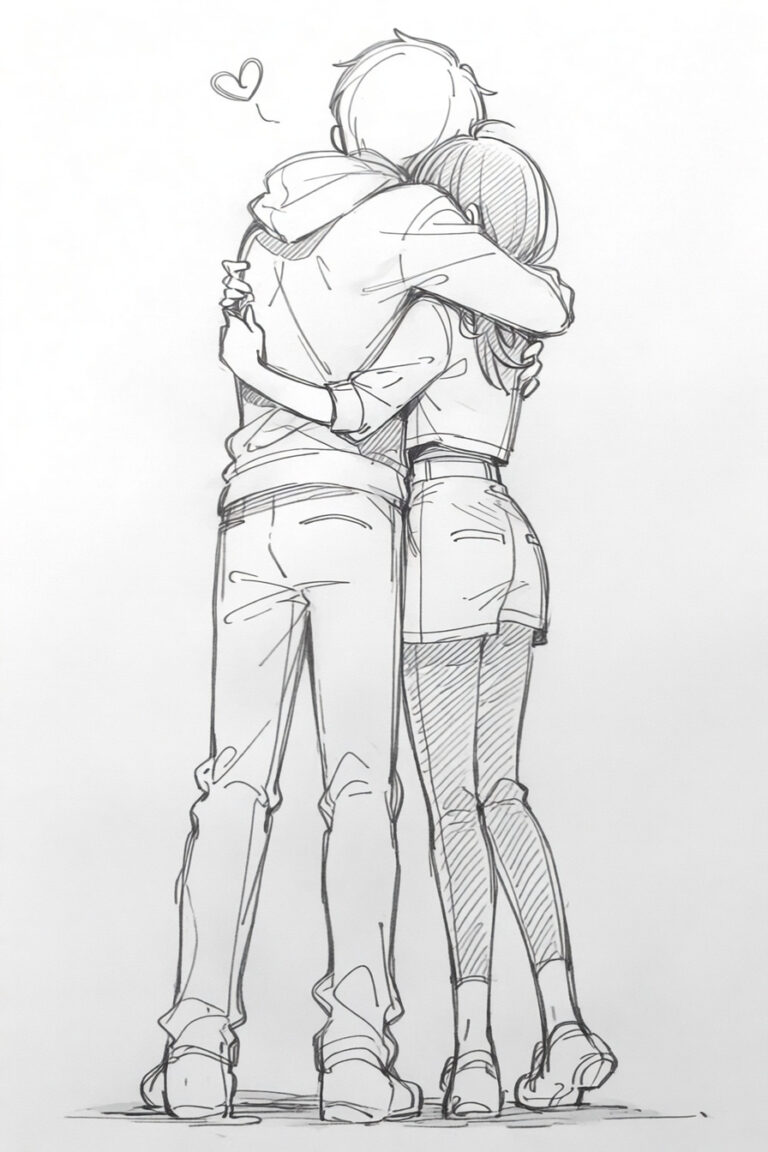 Back Hug Embrace