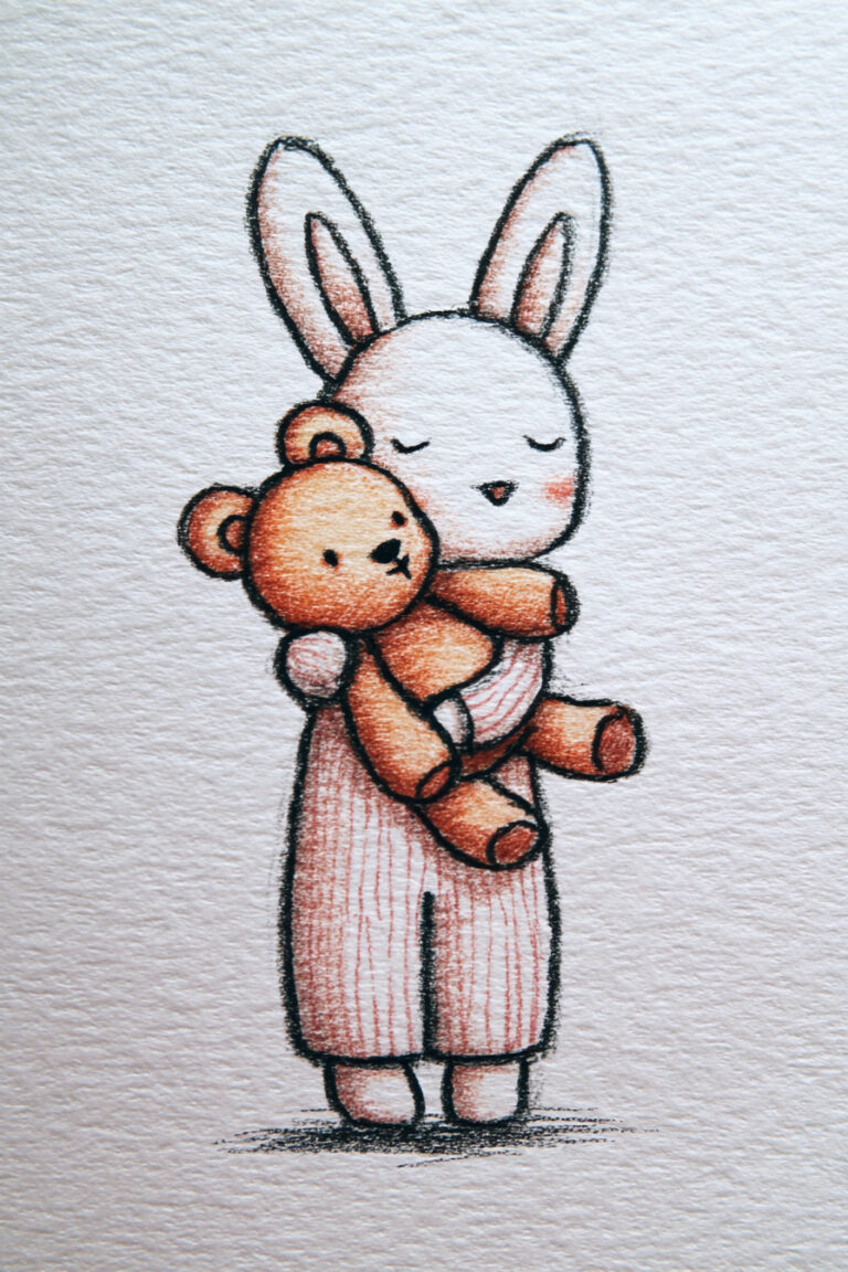 Bunny in Fuzzy Pajamas