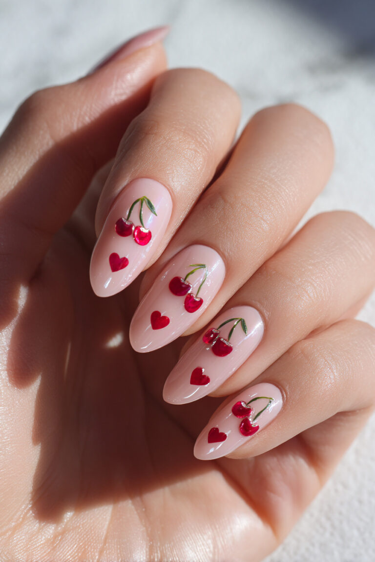 Cherry Love Nails