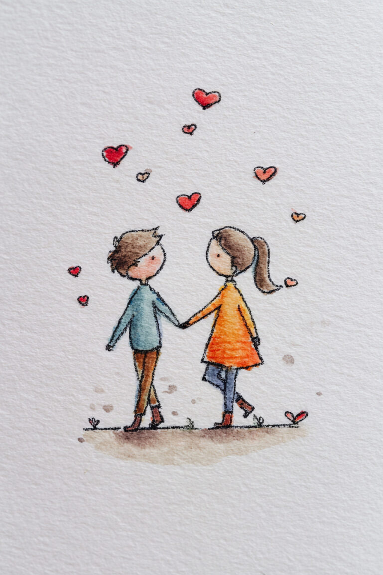 Couple Walking Hand in Hand