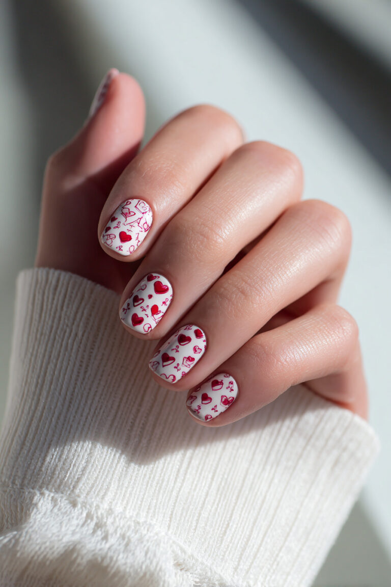 Cupid Stamp Nails