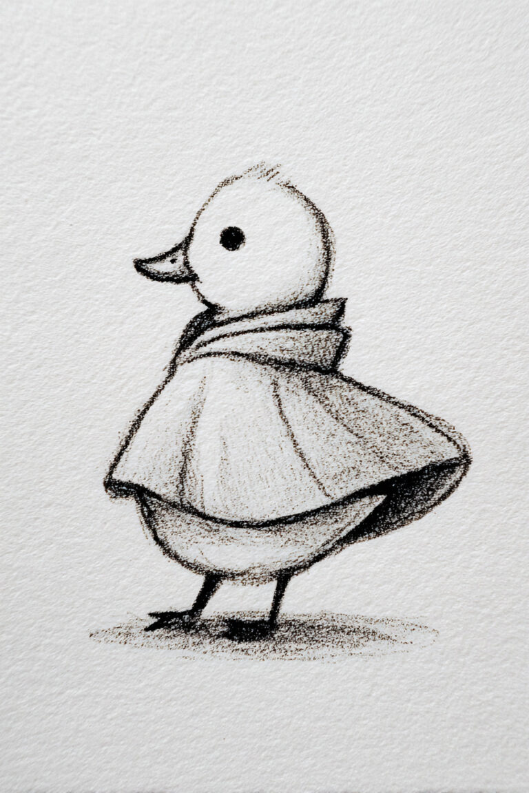 Duck With Blanket Cape