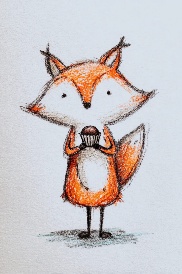 Fox Offering Chocolate
