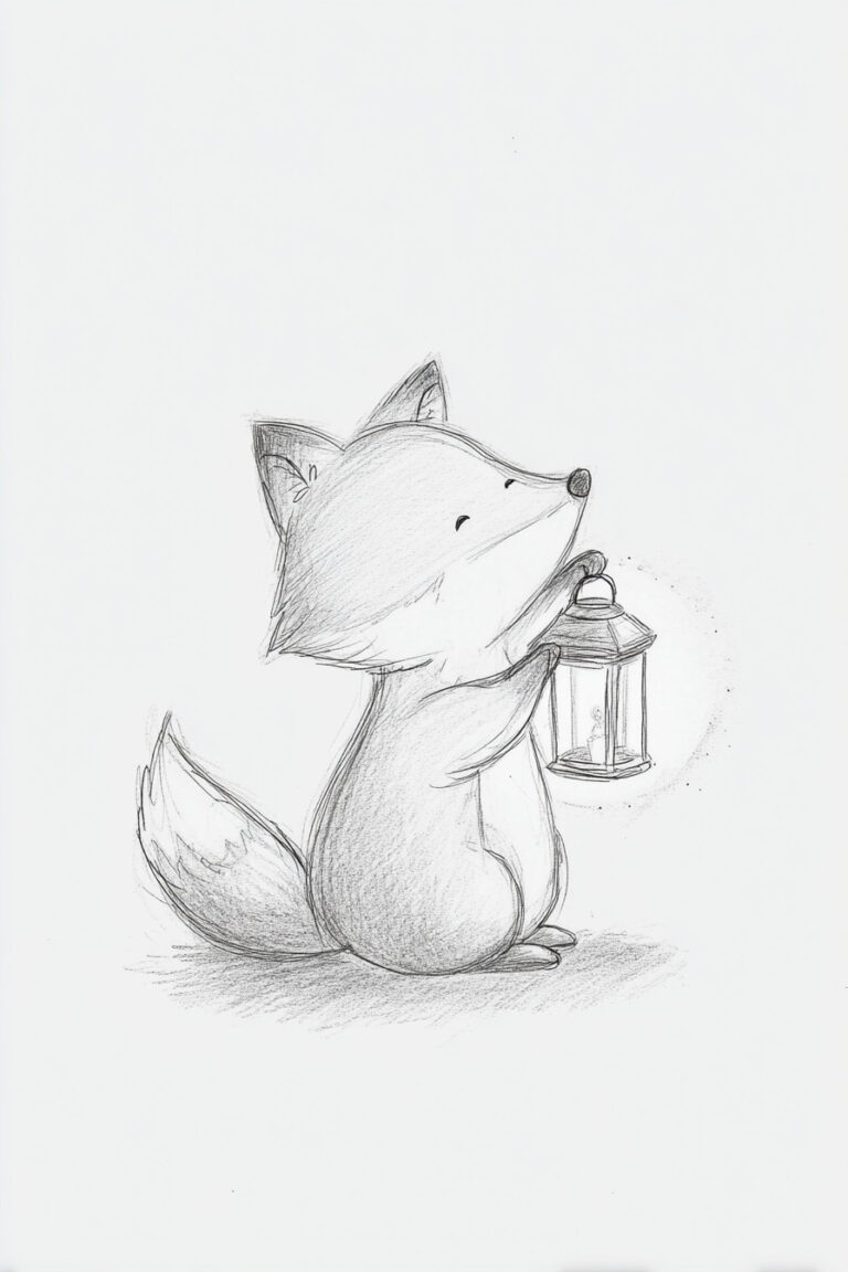 Fox With Lantern