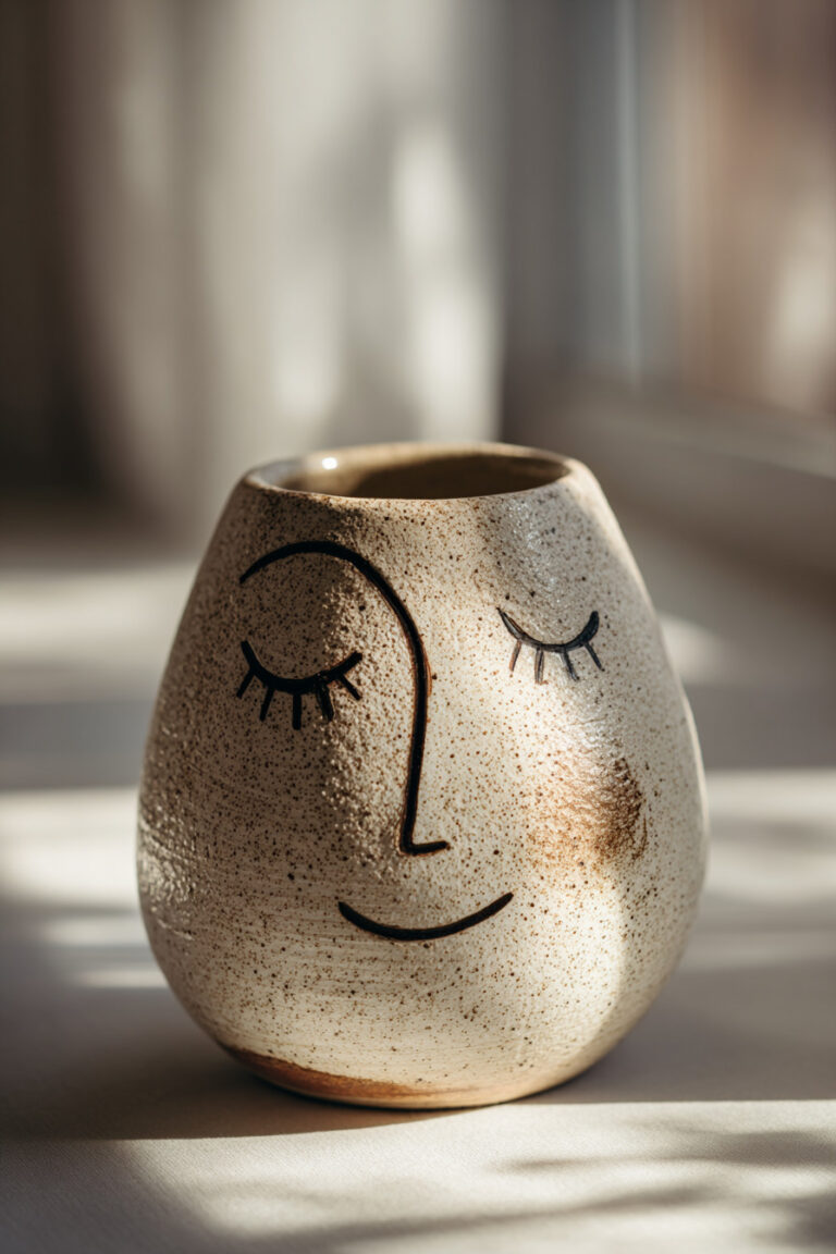 Gentle Face Vase