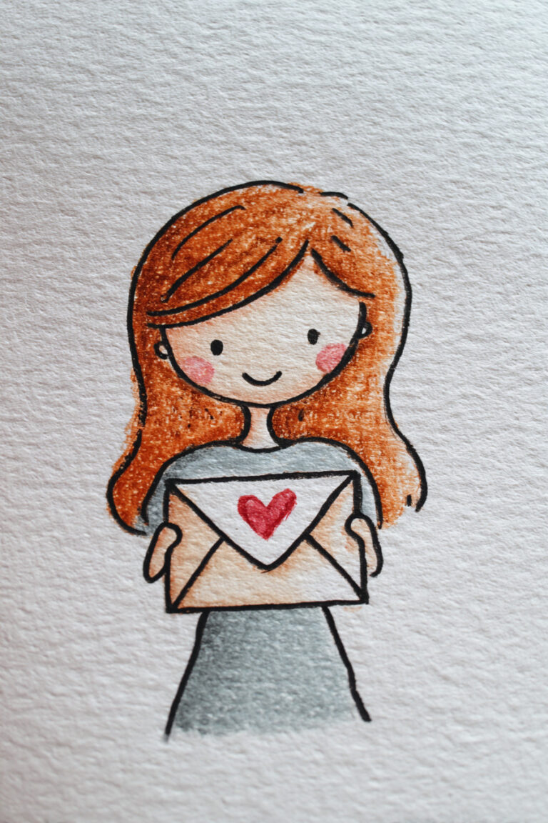 Girl With Love Letter