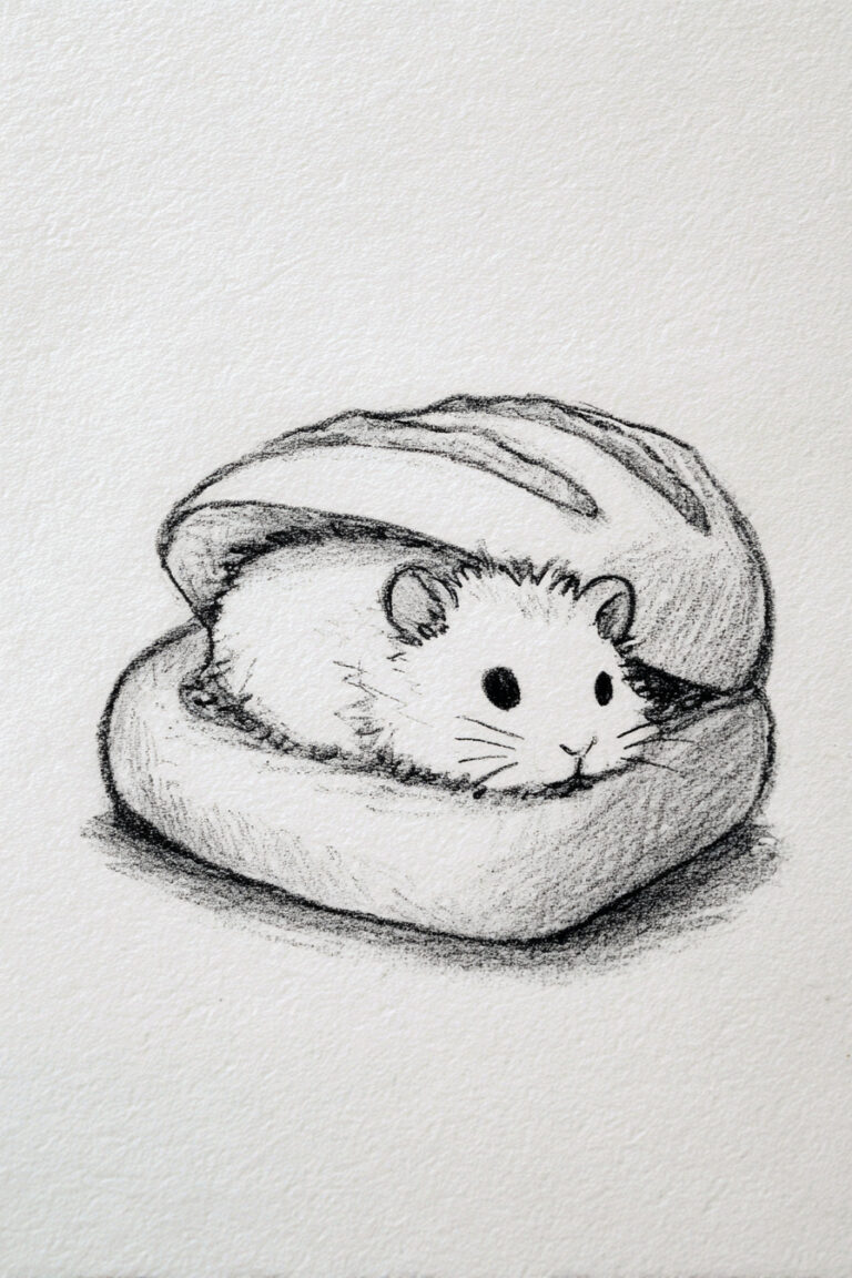 Hamster in Bread Loaf