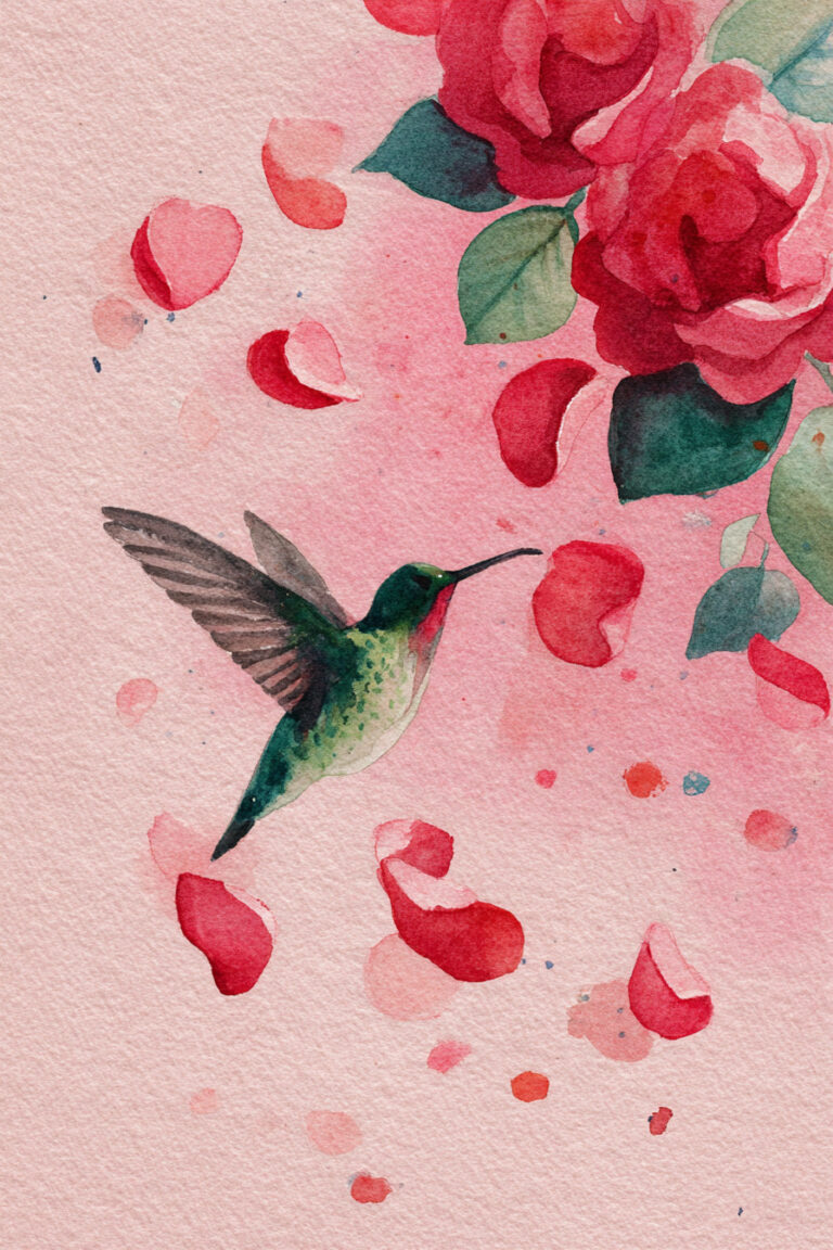 Hummingbird Rose Garden