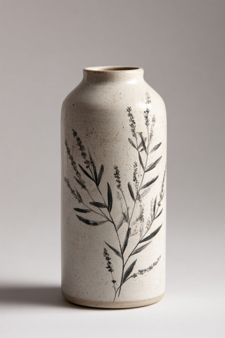 Lavender Stem Vase