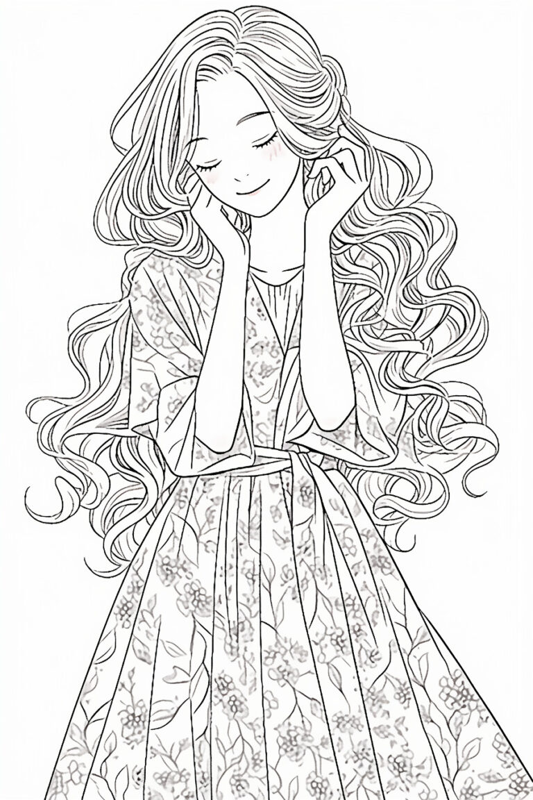 25 Aesthetic Coloring Pages for Calm Creativity - Brighter Craft