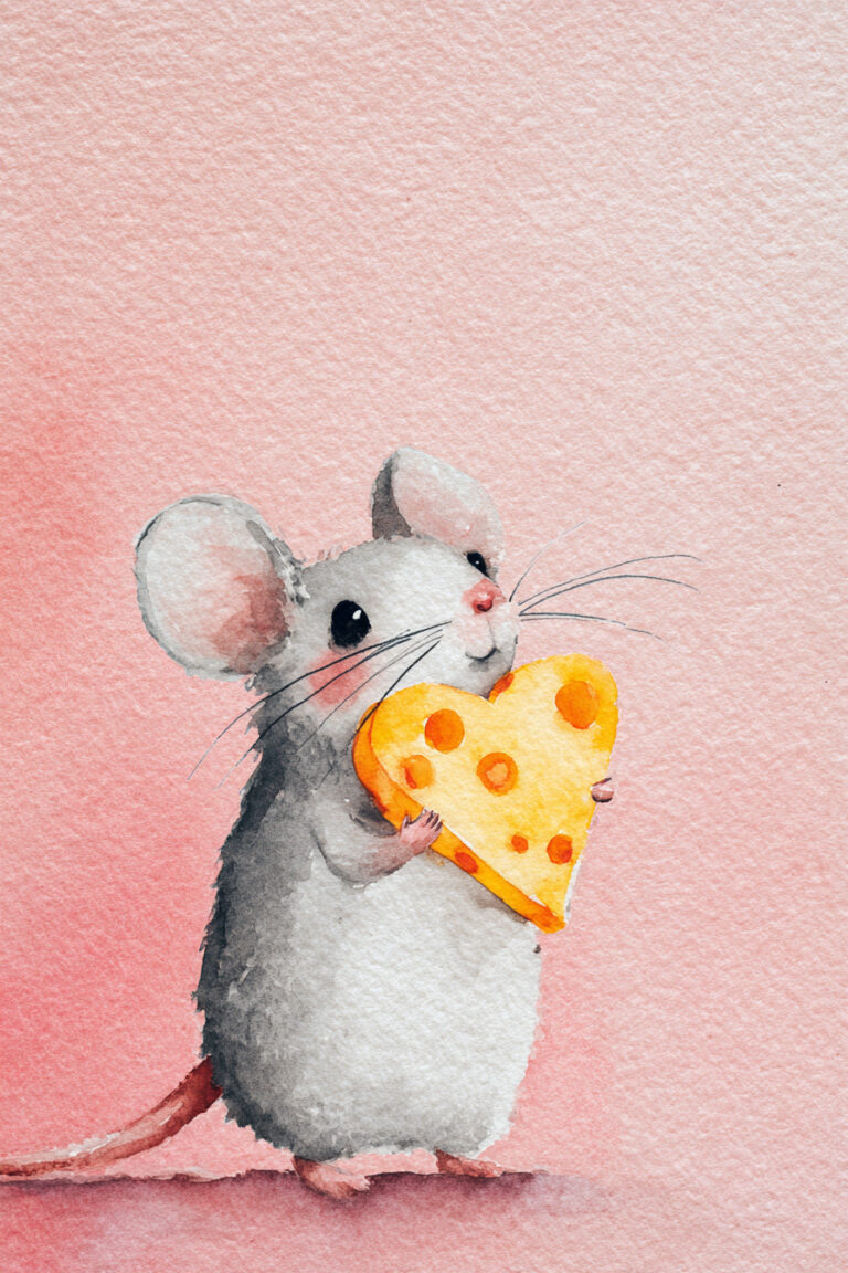 Mouse Cheese Heart