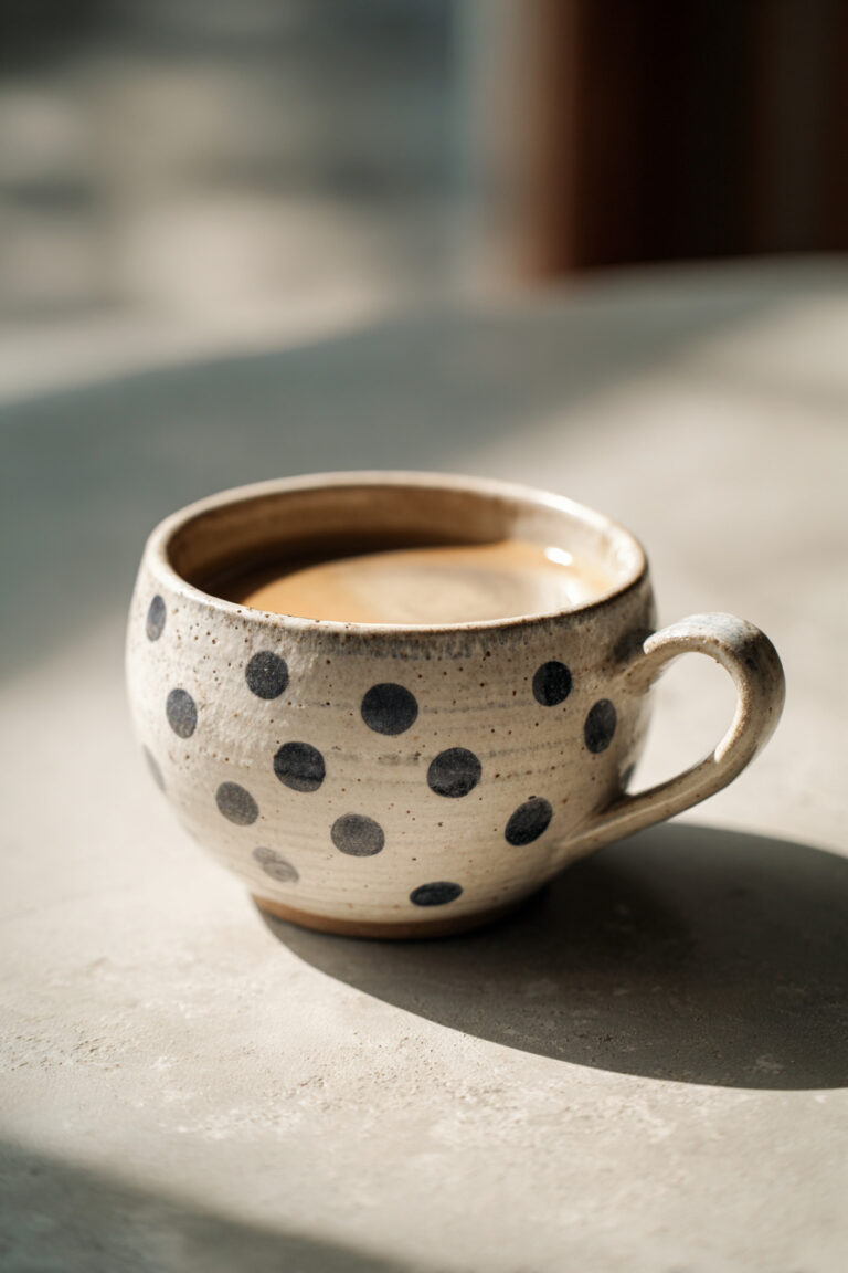Polka Dot Teacup