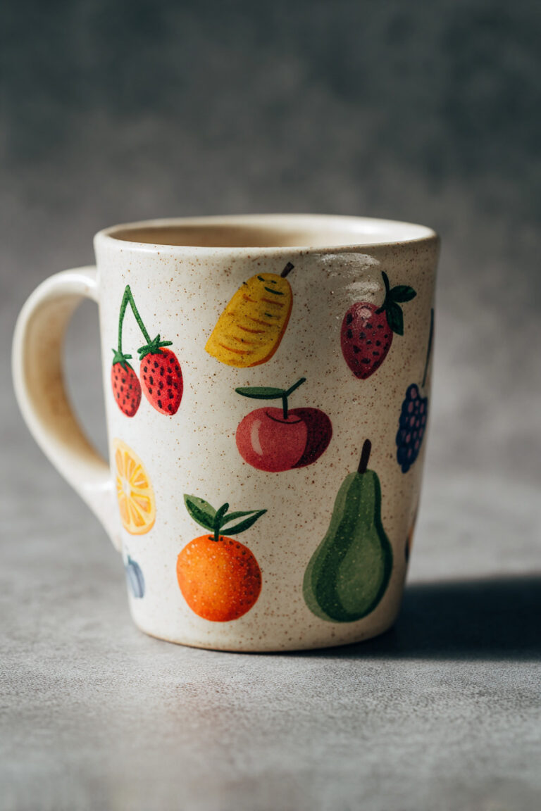 Simple Fruit Icons Cup