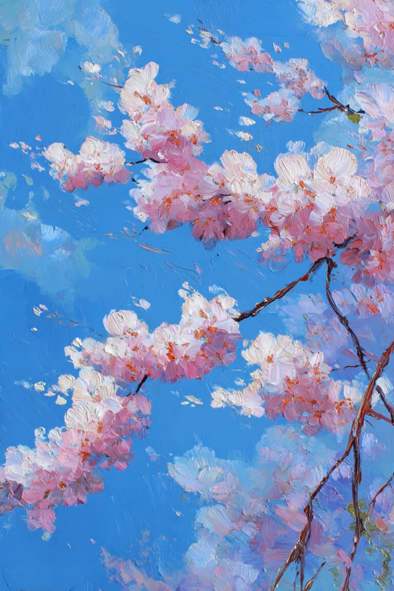 Spring Blossoms After Rain