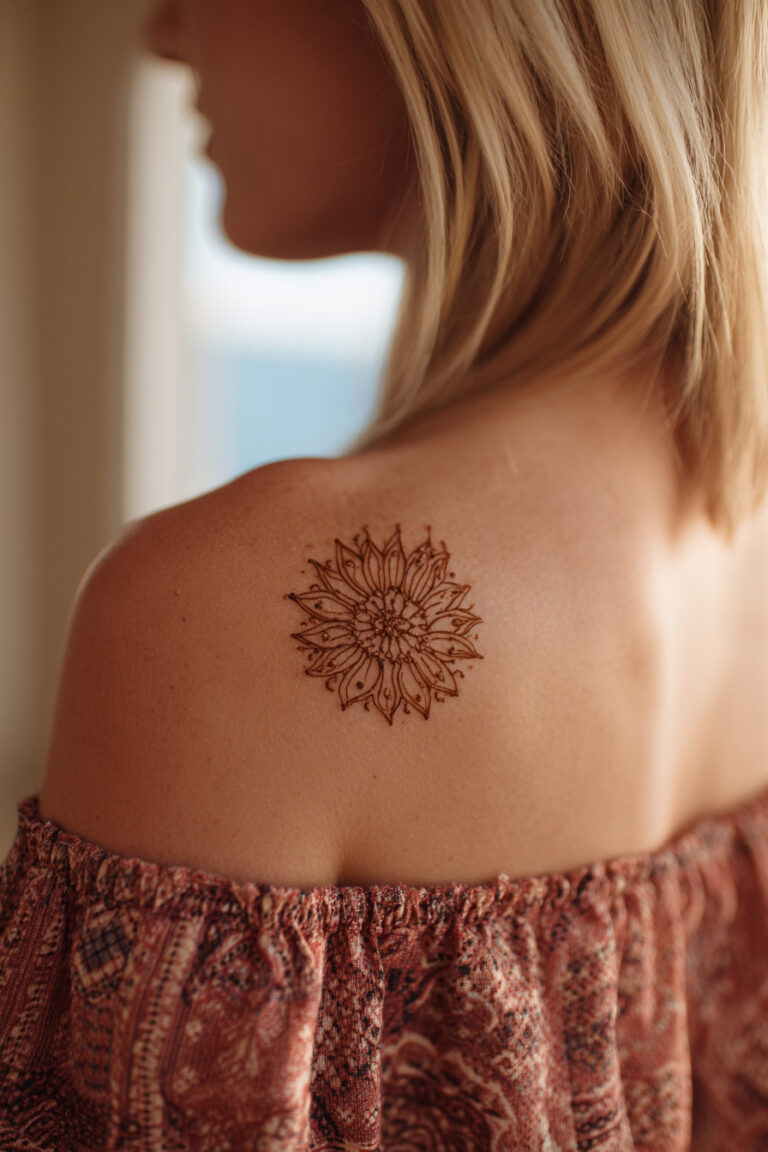 Sunflower Shoulder Accent