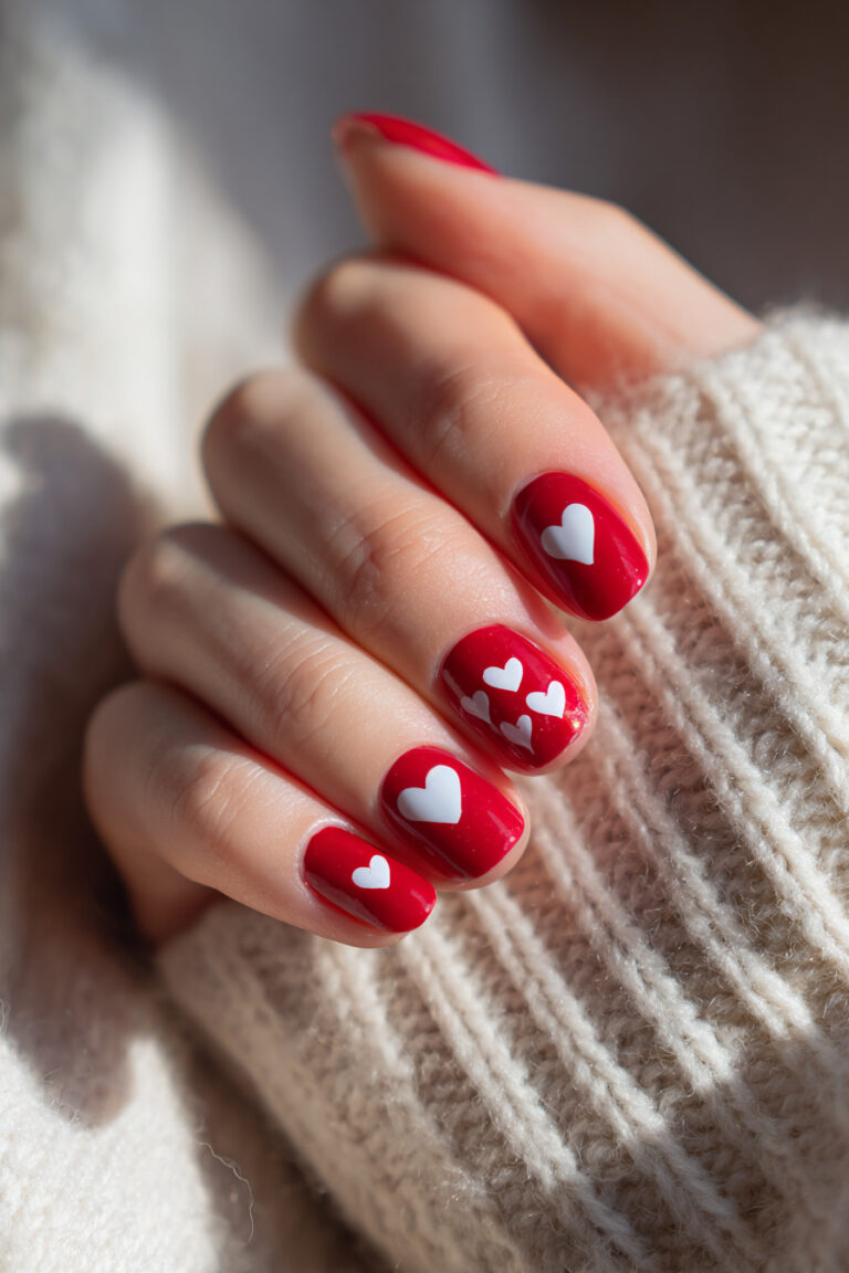 Sweet Candy Message Nails