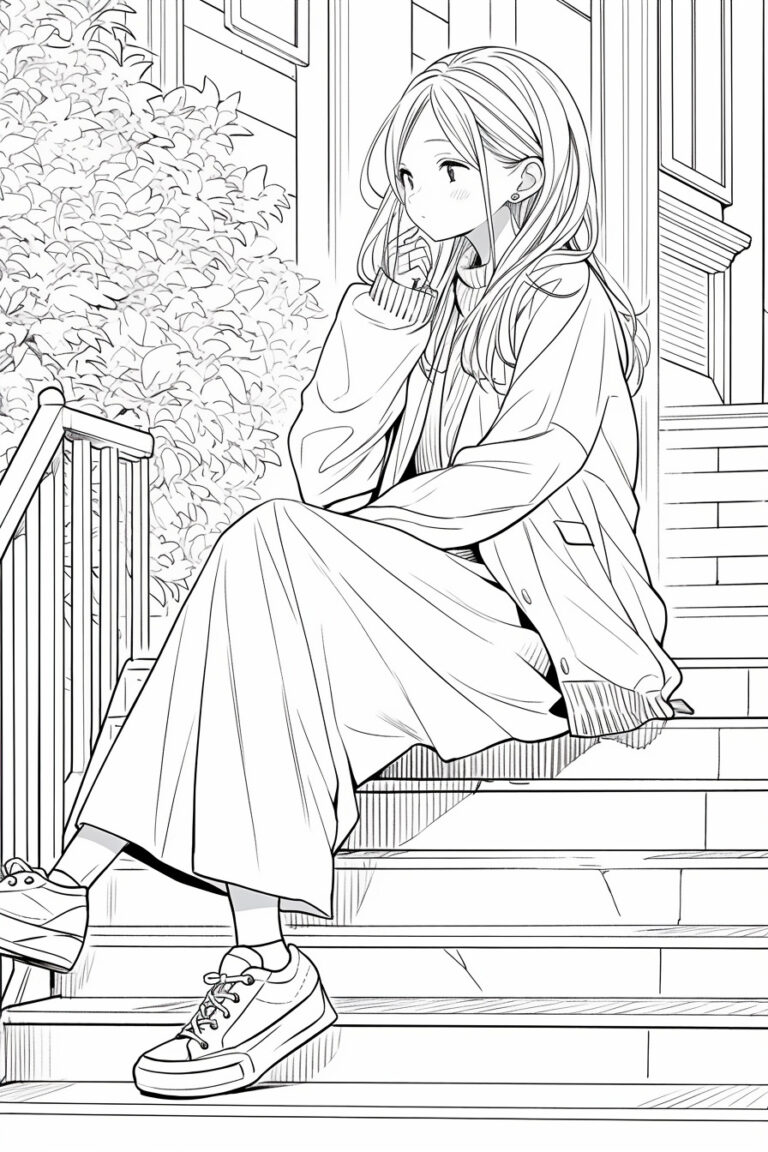 The Girl On The Stairs