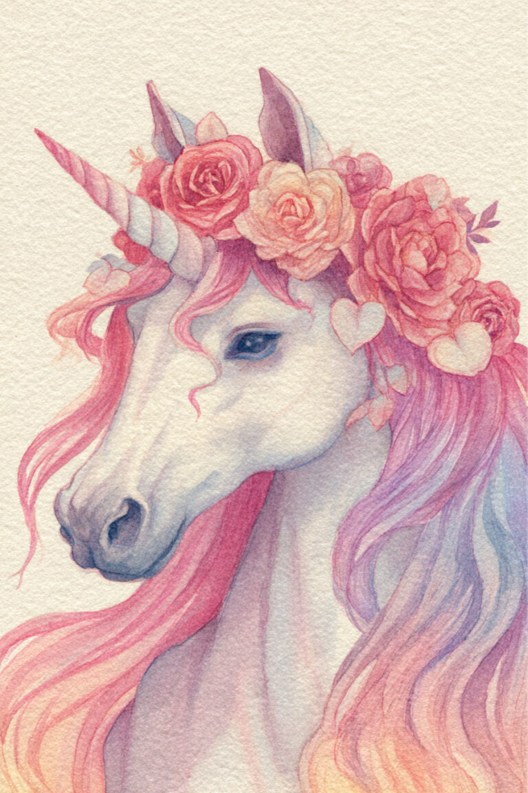 Unicorn Rose Crown