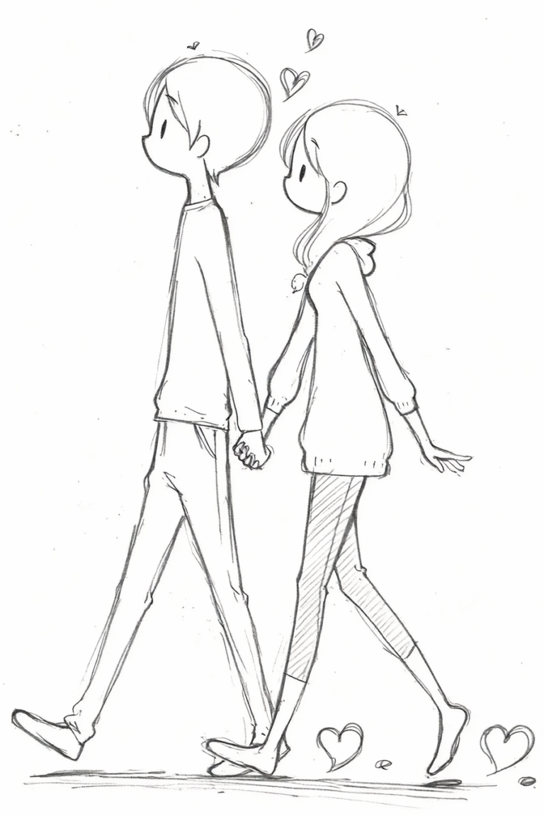 Walking Hand in Hand