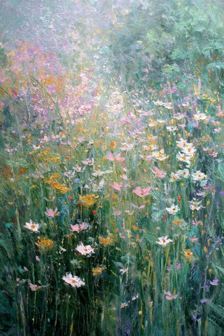Wildflowers in the Summer Breeze