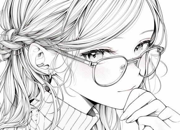 emthehuman1_coloring_page_illustration_of_a_A_student_pauses_mi_b1c53b47-9293-43db-9a61-ae058d3b55d6