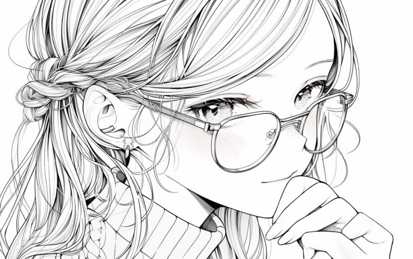 emthehuman1_coloring_page_illustration_of_a_A_student_pauses_mi_b1c53b47-9293-43db-9a61-ae058d3b55d6